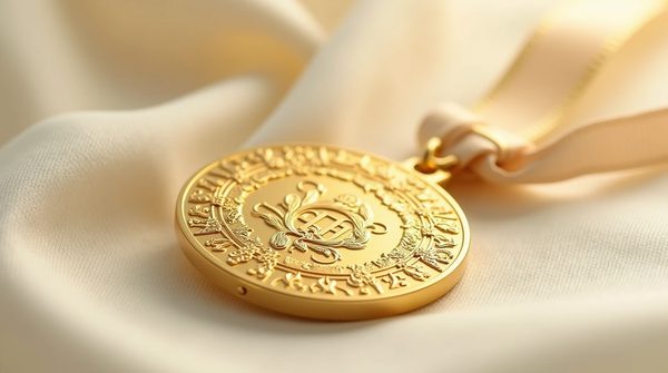 Médaille sainte famille : l'élégance en or 18 carats