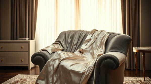 Style et luxe : le peignoir long en satin modernisé